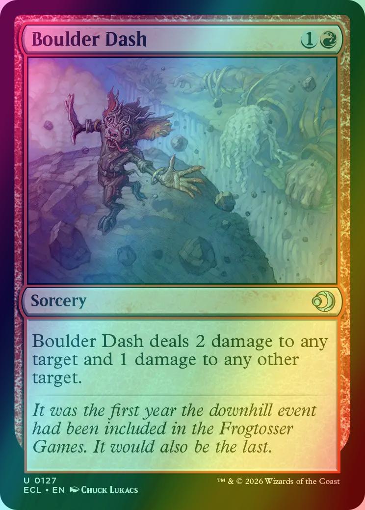 Boulder dash 127 – Magic Boulder Dash [127] [Lorwyn Eclipsed] [Foil]