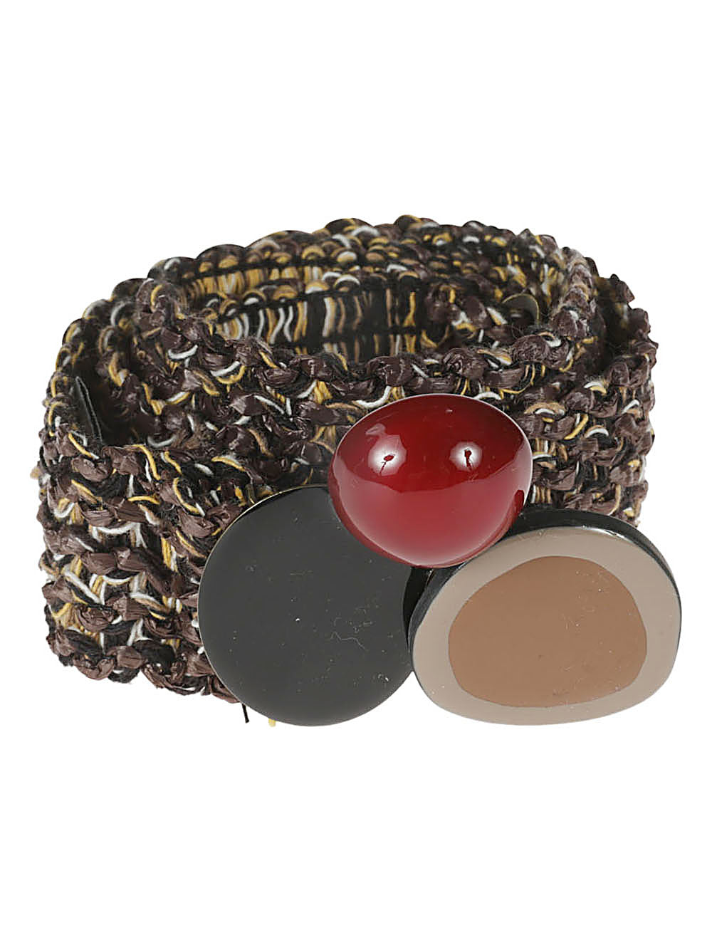 Exquisite J Raffia belt - view 2