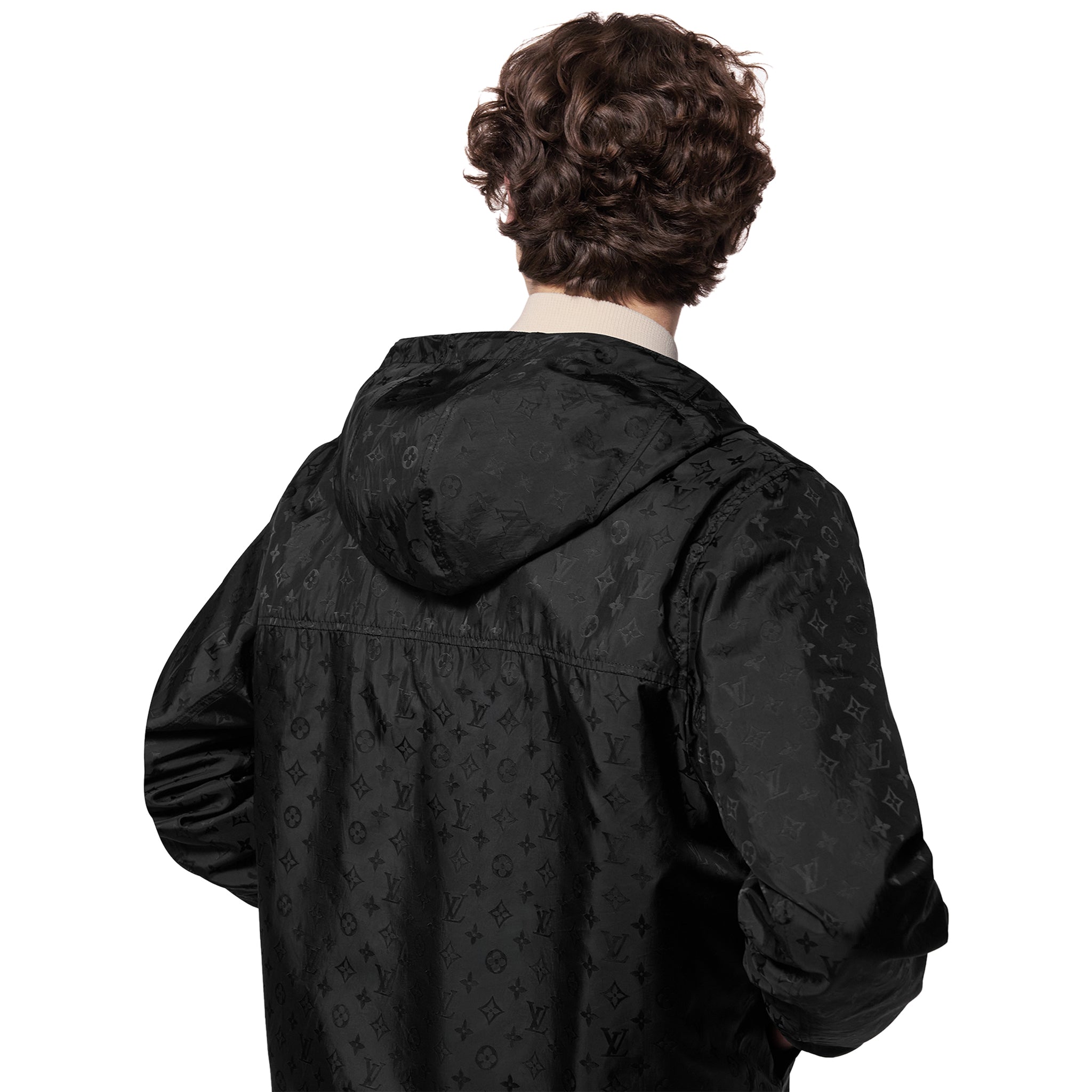 Louis Vuitton LV Monogram Reversible Black Windbreaker - view 2