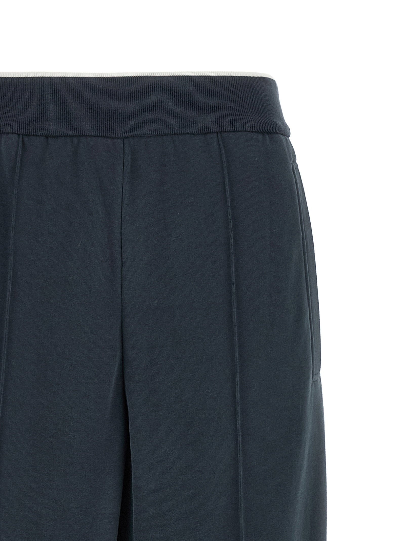 Brunello Cucinelli Joggers With Frontal Stitching Detail - view 3