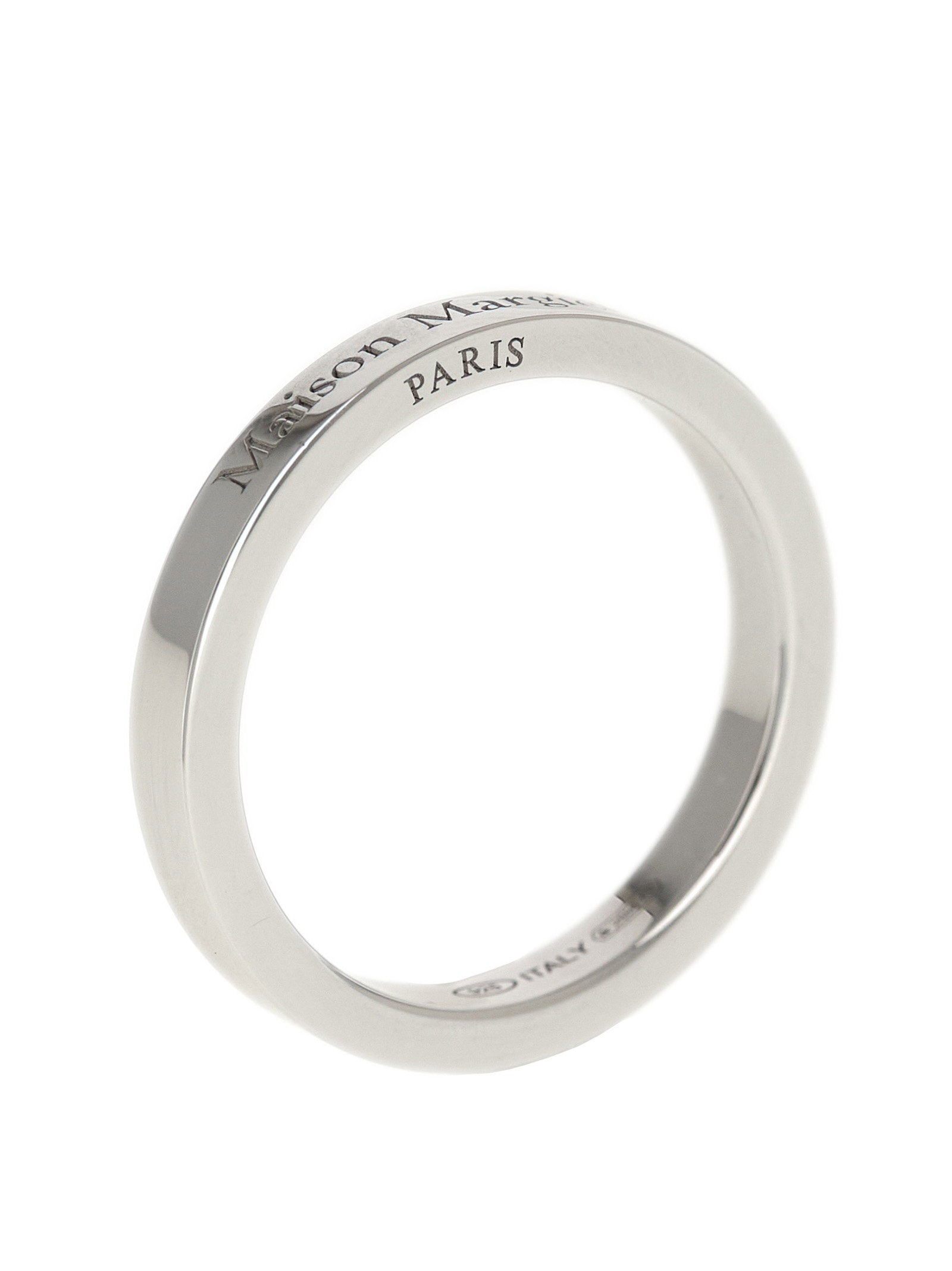Maison Margiela Logo Ring – 100% silver - view 2
