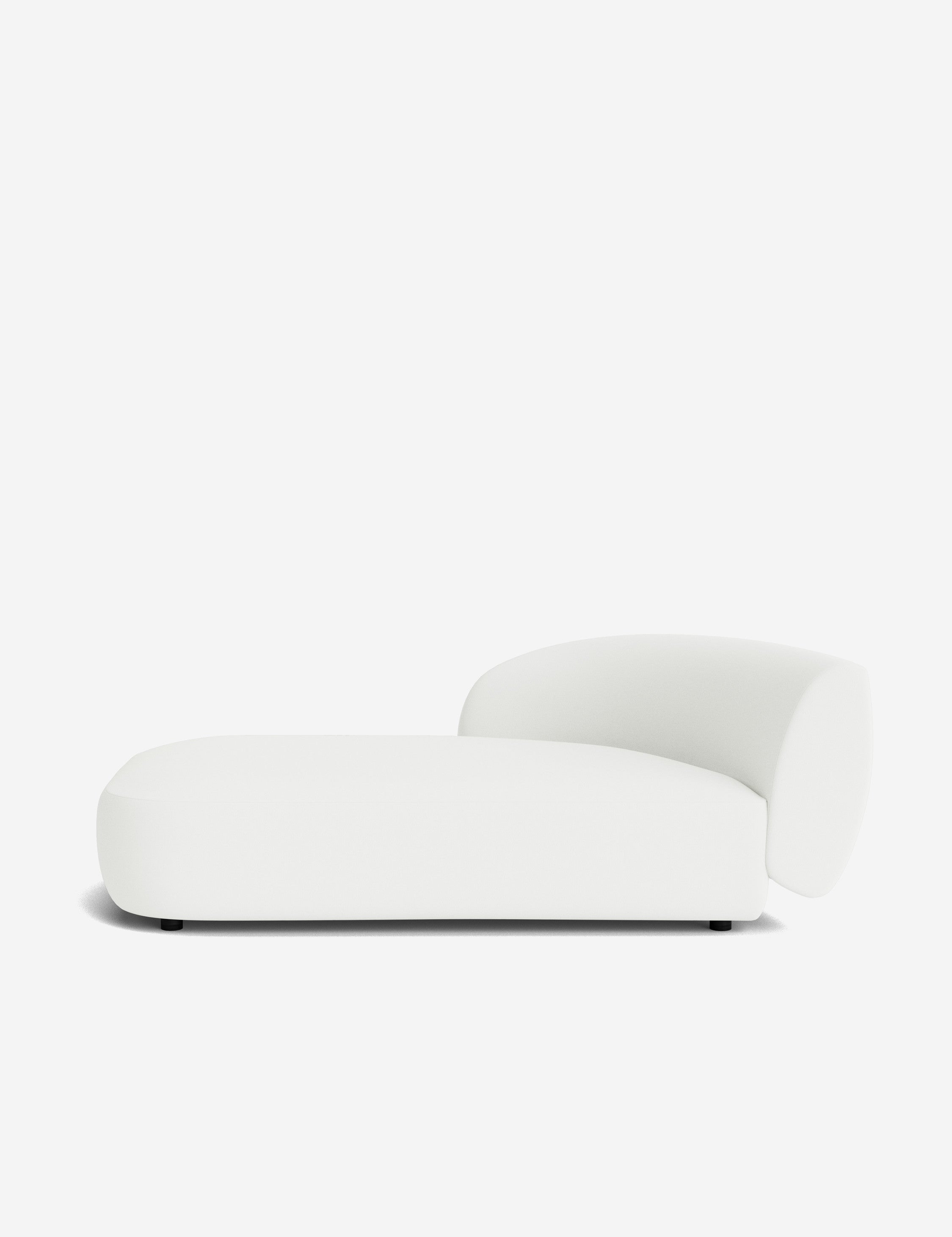 Lulu and Georgia Claret Modular Left Chaise - view 55