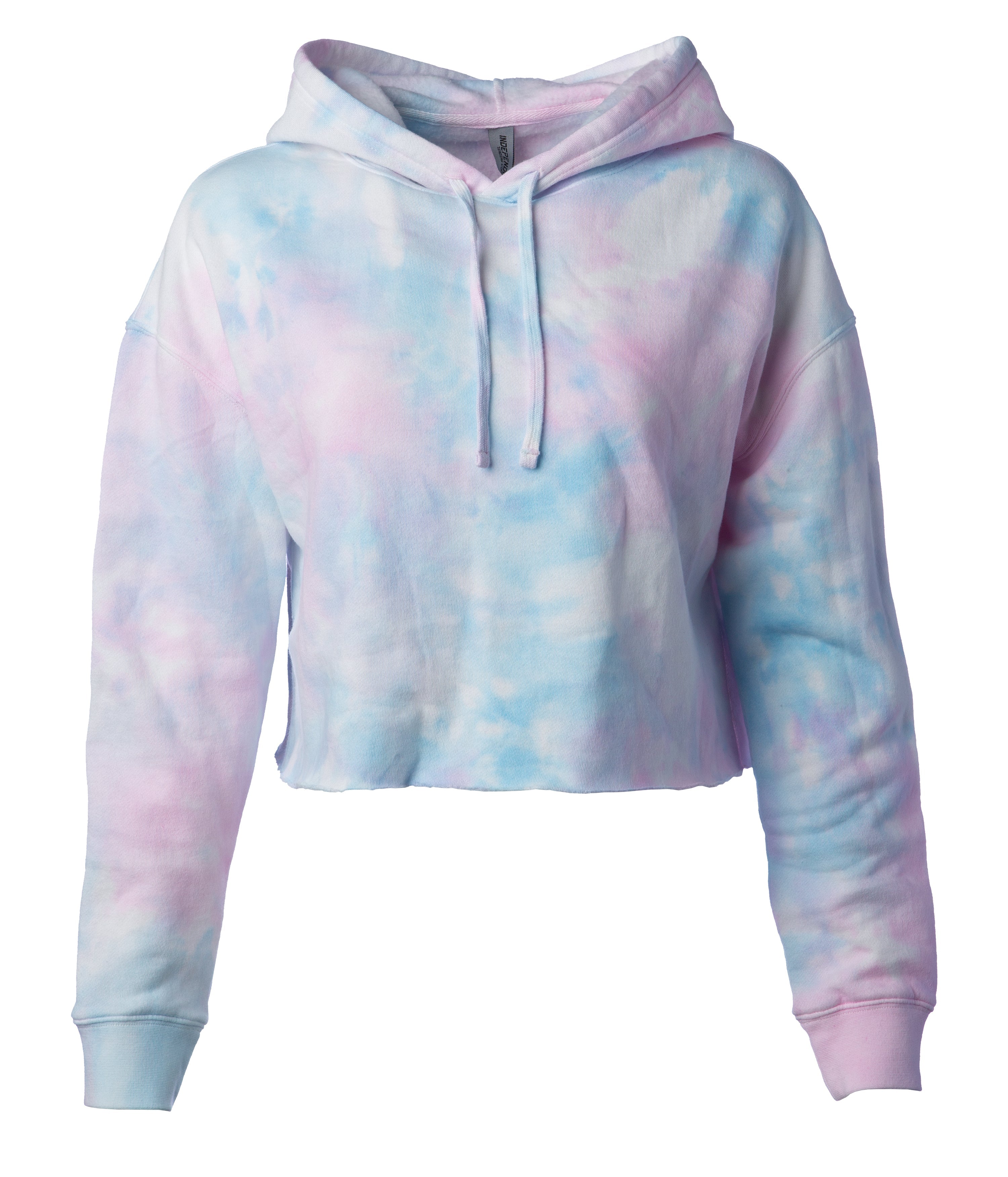 Independent Trading Company Women's Lightweight Crop Hooded Pullover - view 8