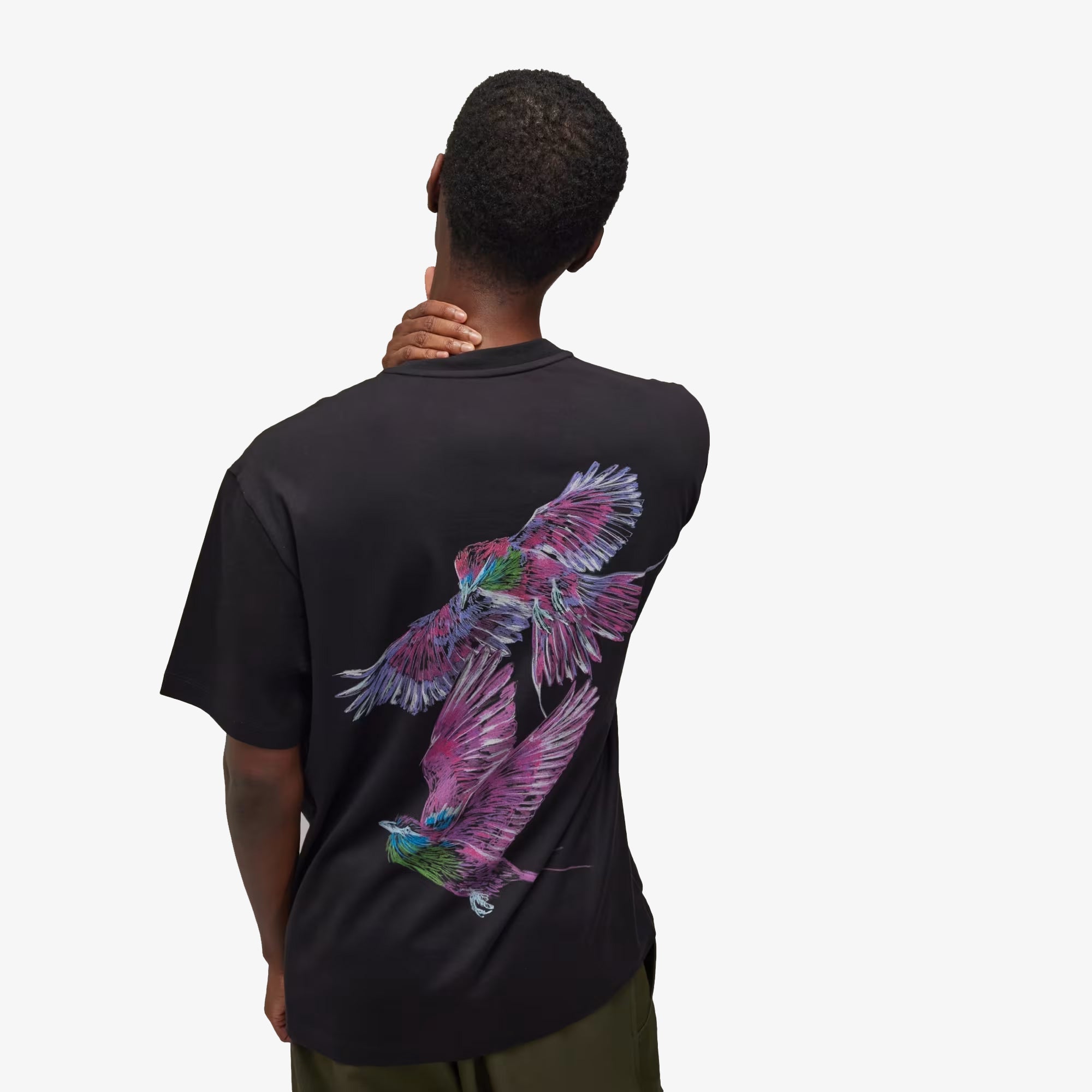 Y-3 | Graphic Short Sleeve Tee { Black - view 3