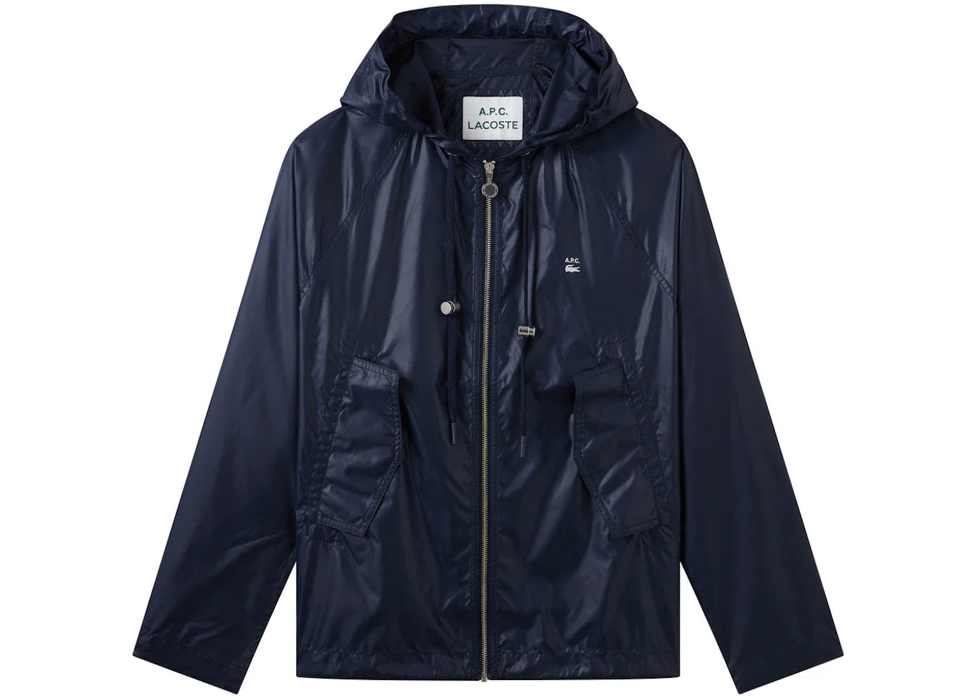 P c x – A.P.C. x Lacoste Parka Navy Blue