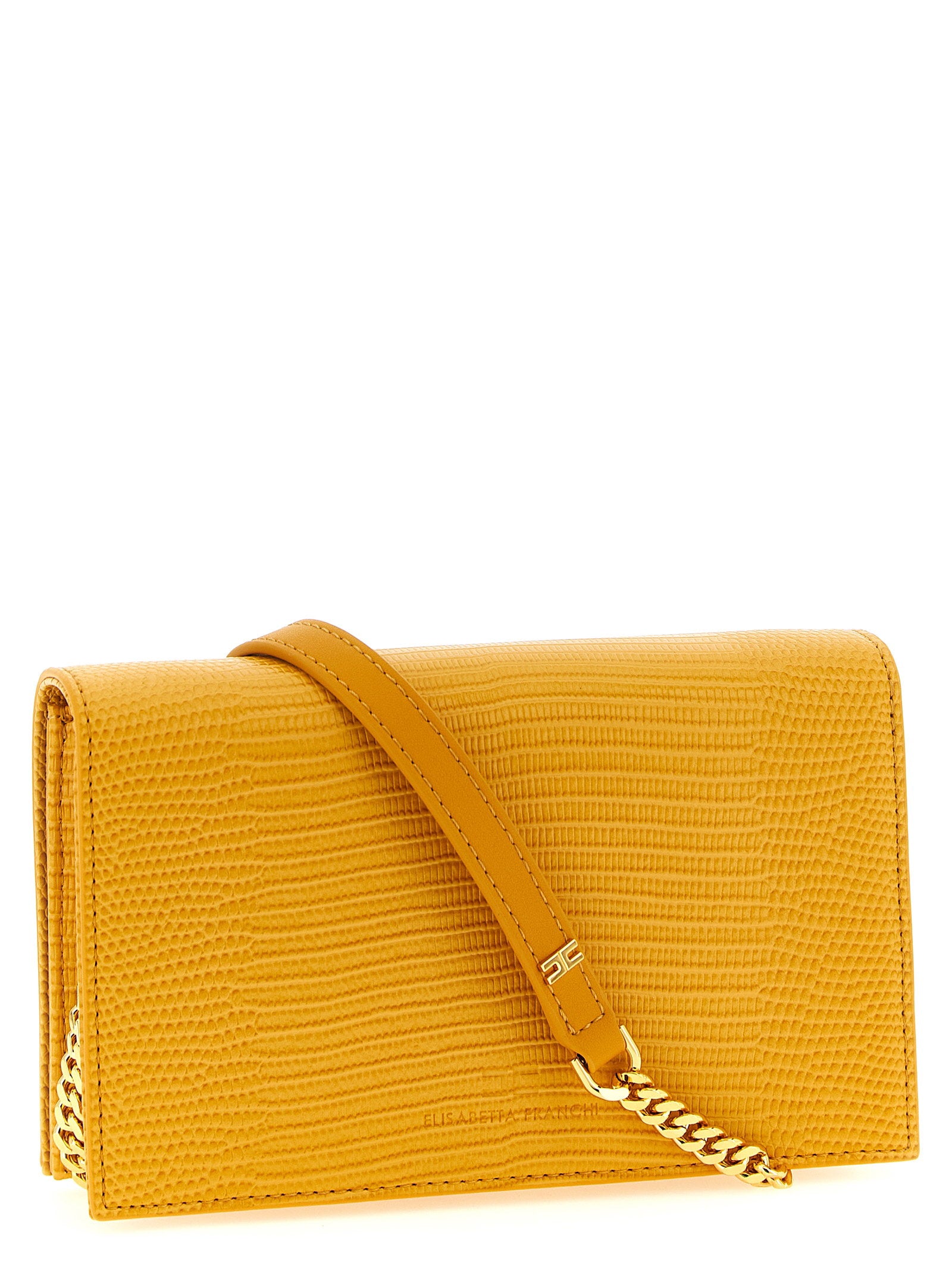 Elisabetta Franchi Lizard Print Crossbody Bag - view 2