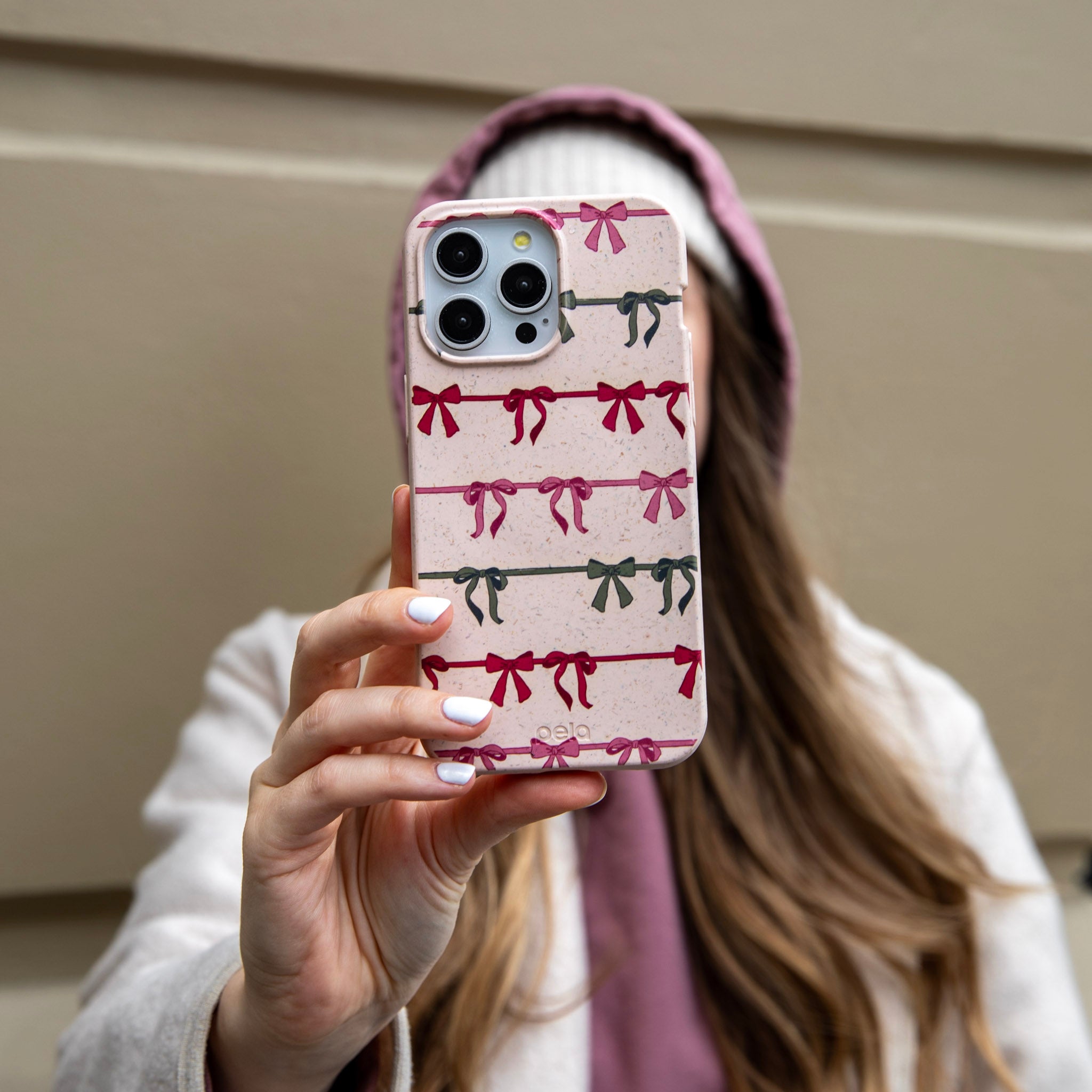 Pela Case Seashell Holiday Bows Google Pixel 6a Case - view 2