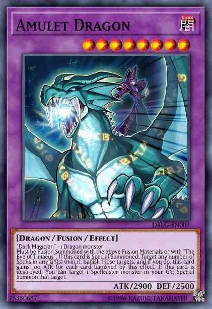 Yu-Gi-Oh! Amulet Dragon - DRLG-EN003 - Secret Rare - Unlimited