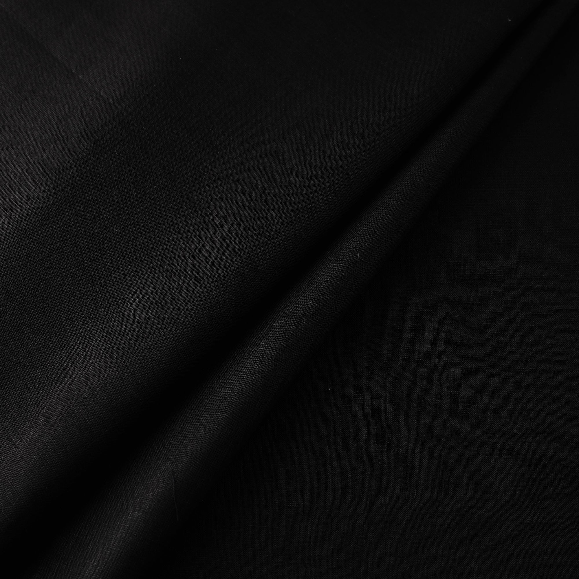 ITOKRI CRAFTS INITIATIVE Black - Handloom Pure Linen Bhagalpuri Fabric 01 - view 2