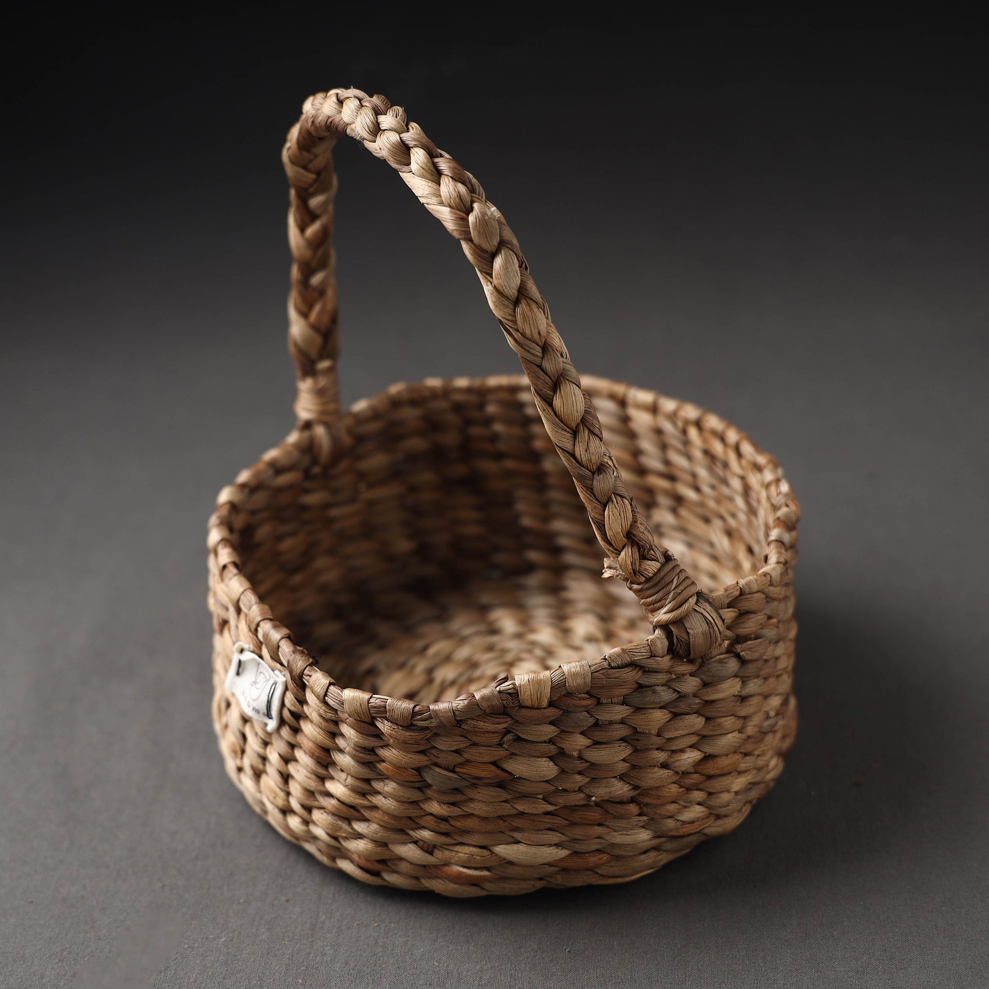 ASAMA Brown - Handcrafted Organic Water Hyacinth Essential Basket - view 3