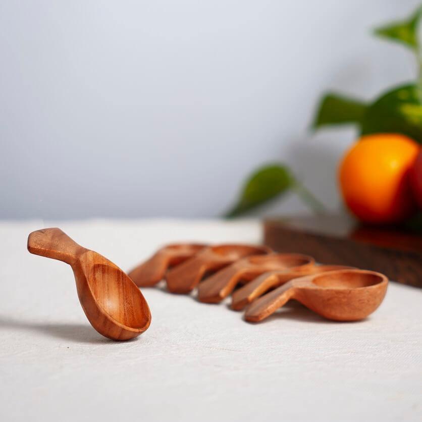 The Indus Valley Round Masala Spoon Set Of 6