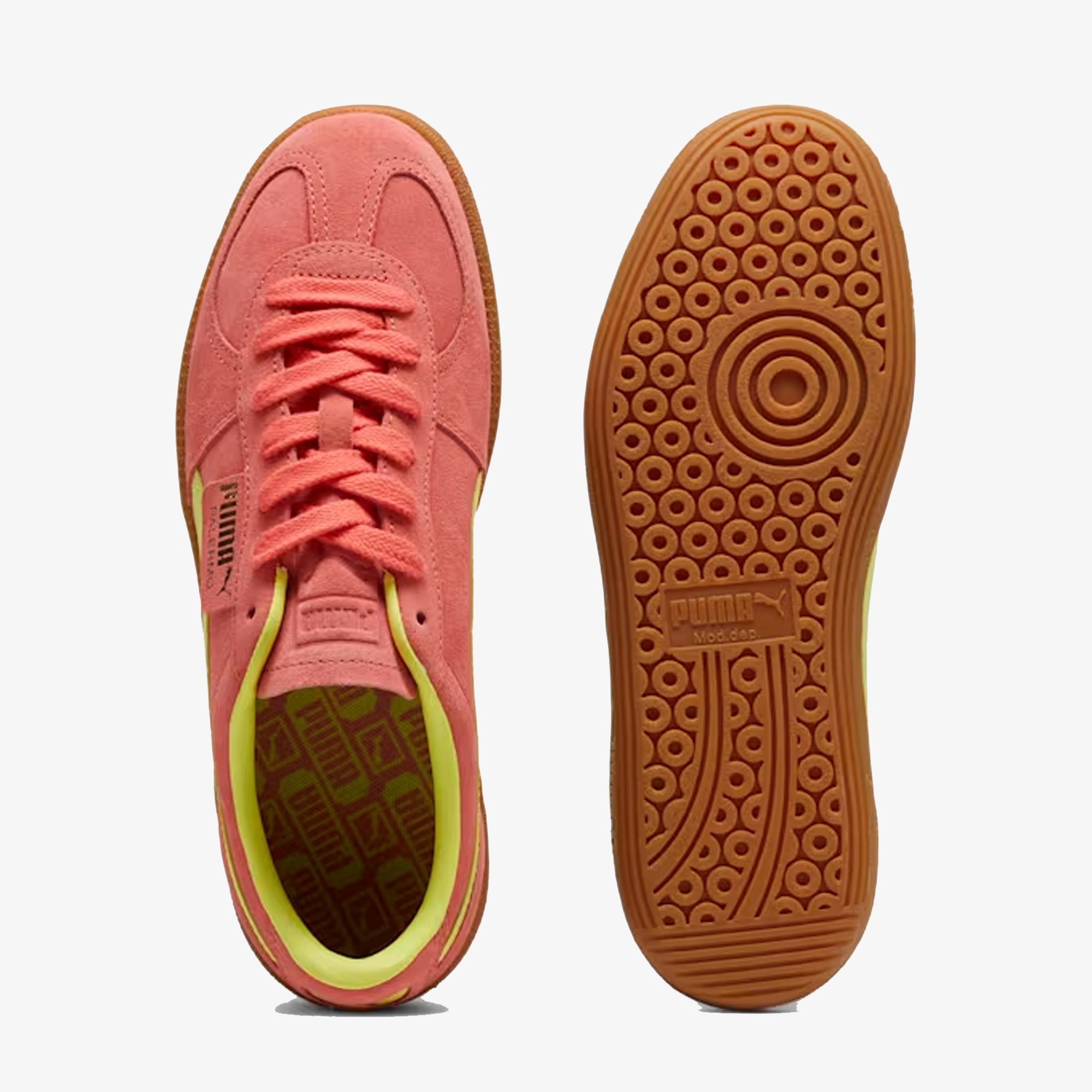 Puma | Palermo { Salmon/lime Sheen-gum - view 6