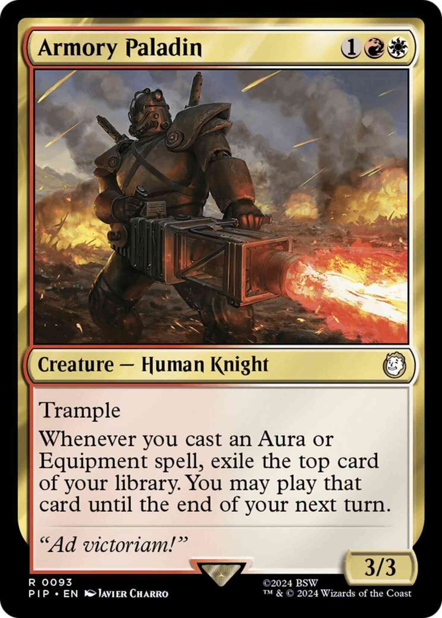 Armory paladin 93 – Magic Armory Paladin [93] [Fallout] [Non-Foil]
