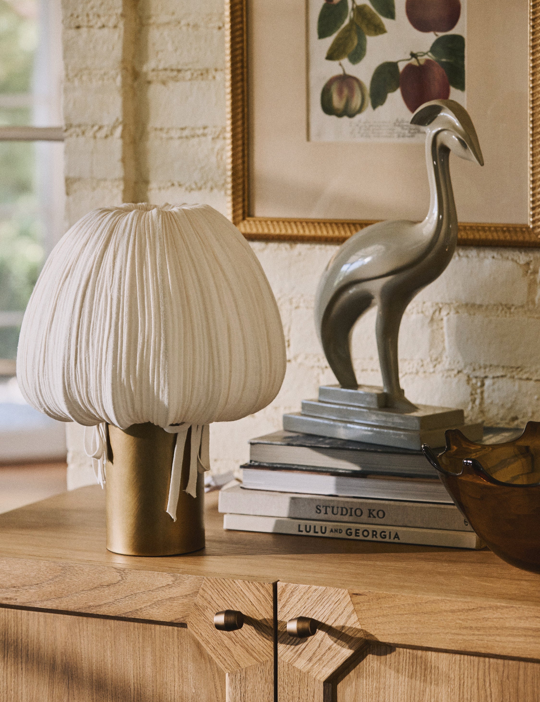 Lulu and Georgia Camas Table Lamp – Ivory - view 2