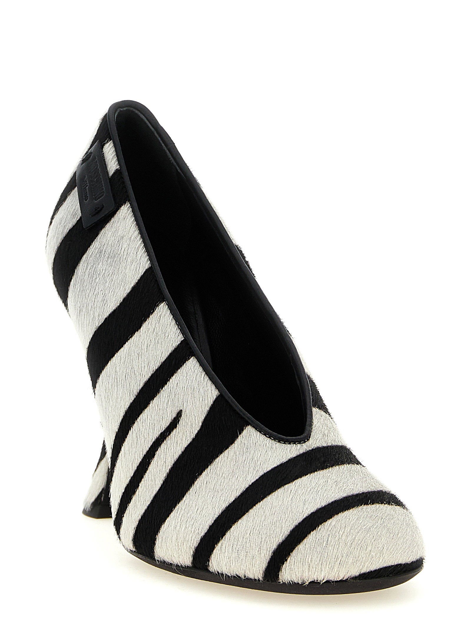 Moschino Zebra Pony Pumps - view 2