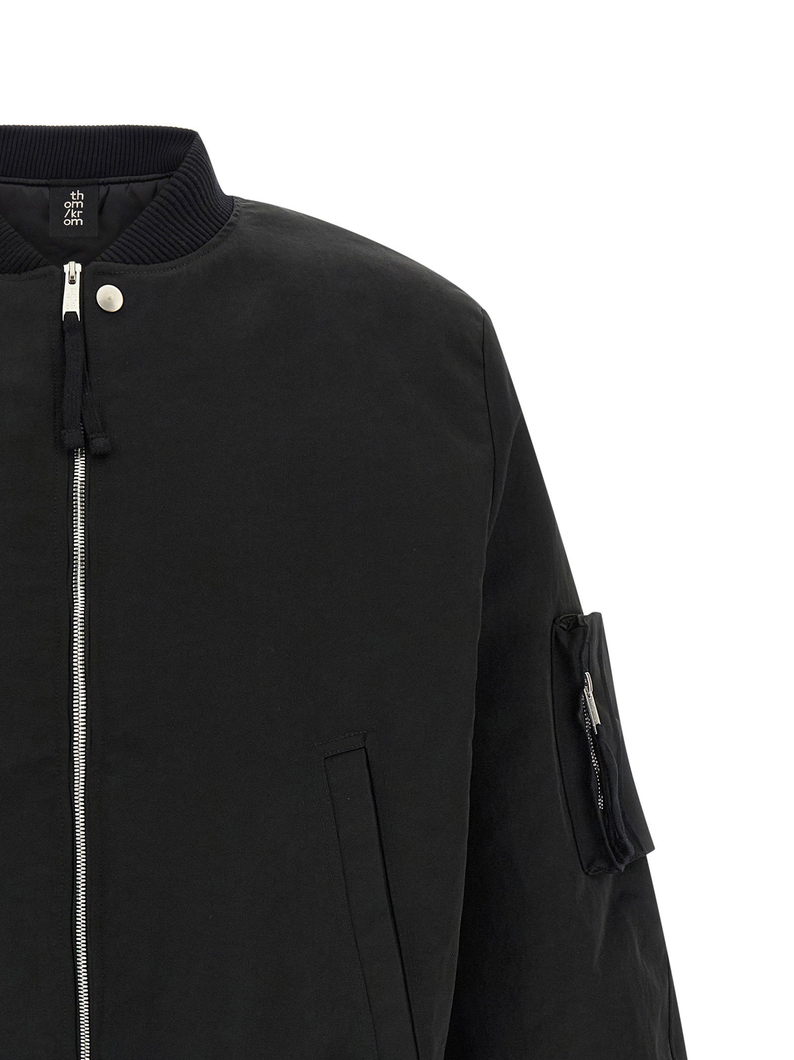 Thom Krom Zipped Bomber Jacket – 100% recycled polyamide - view 3