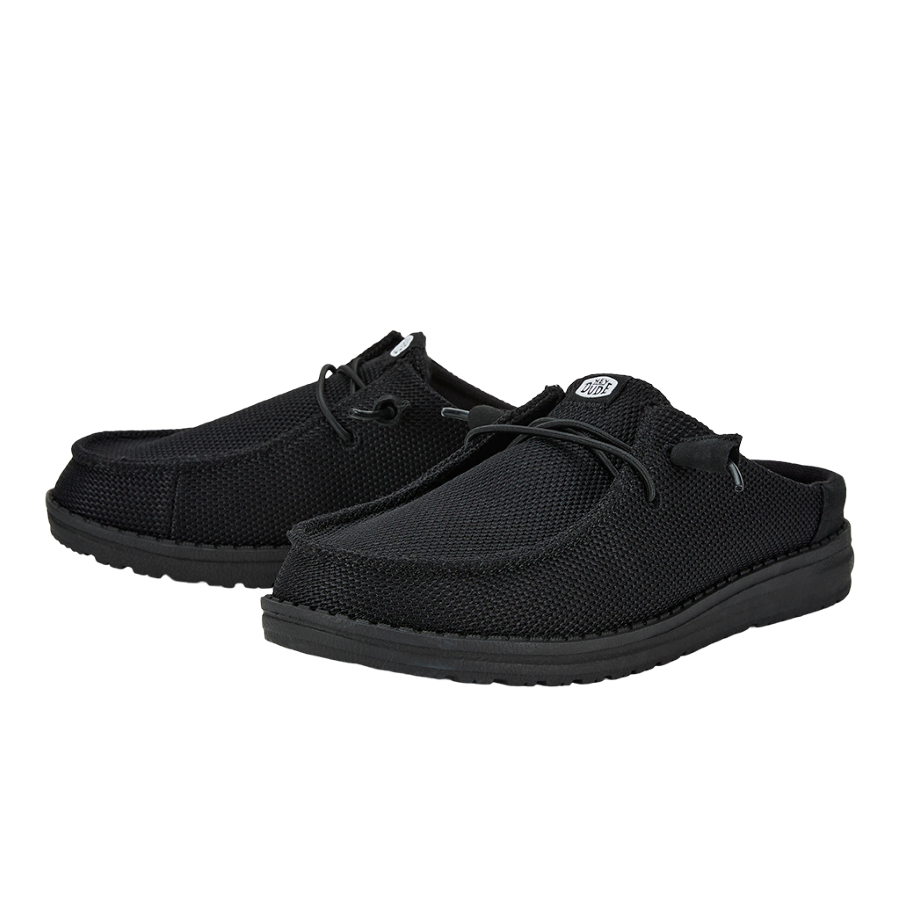 HEYDUDE shoes Wendy Slip Mono - Black/Black – Women's - view 2