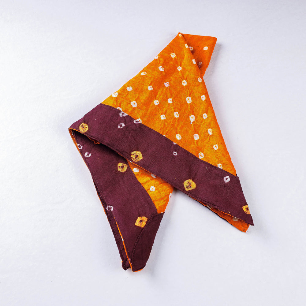 NOORI BAZAR Bandhani Tie-dye Cotton Bandana