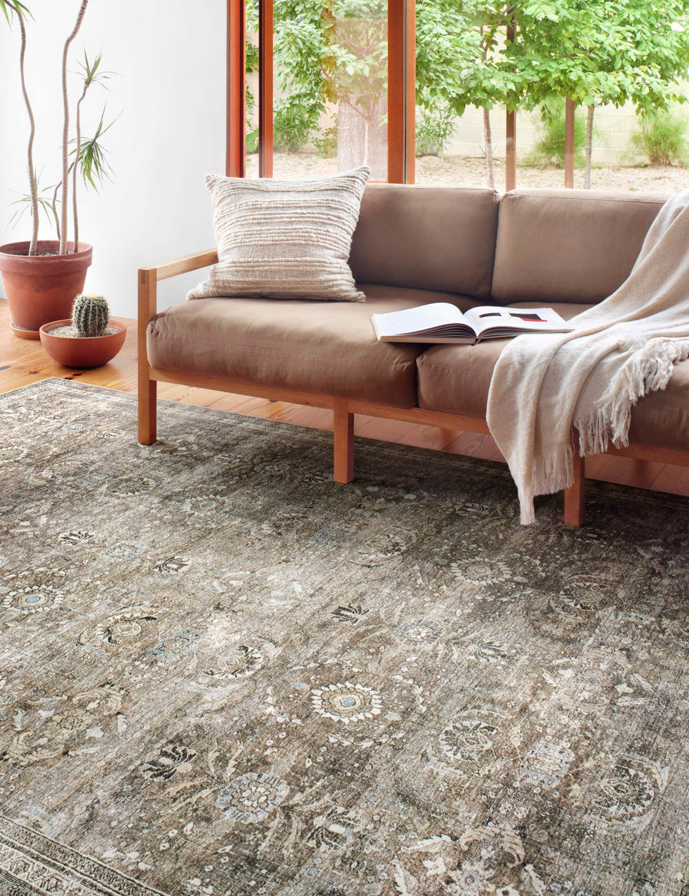 Lulu and Georgia Amalia Rug – Antique and Moss - view 2