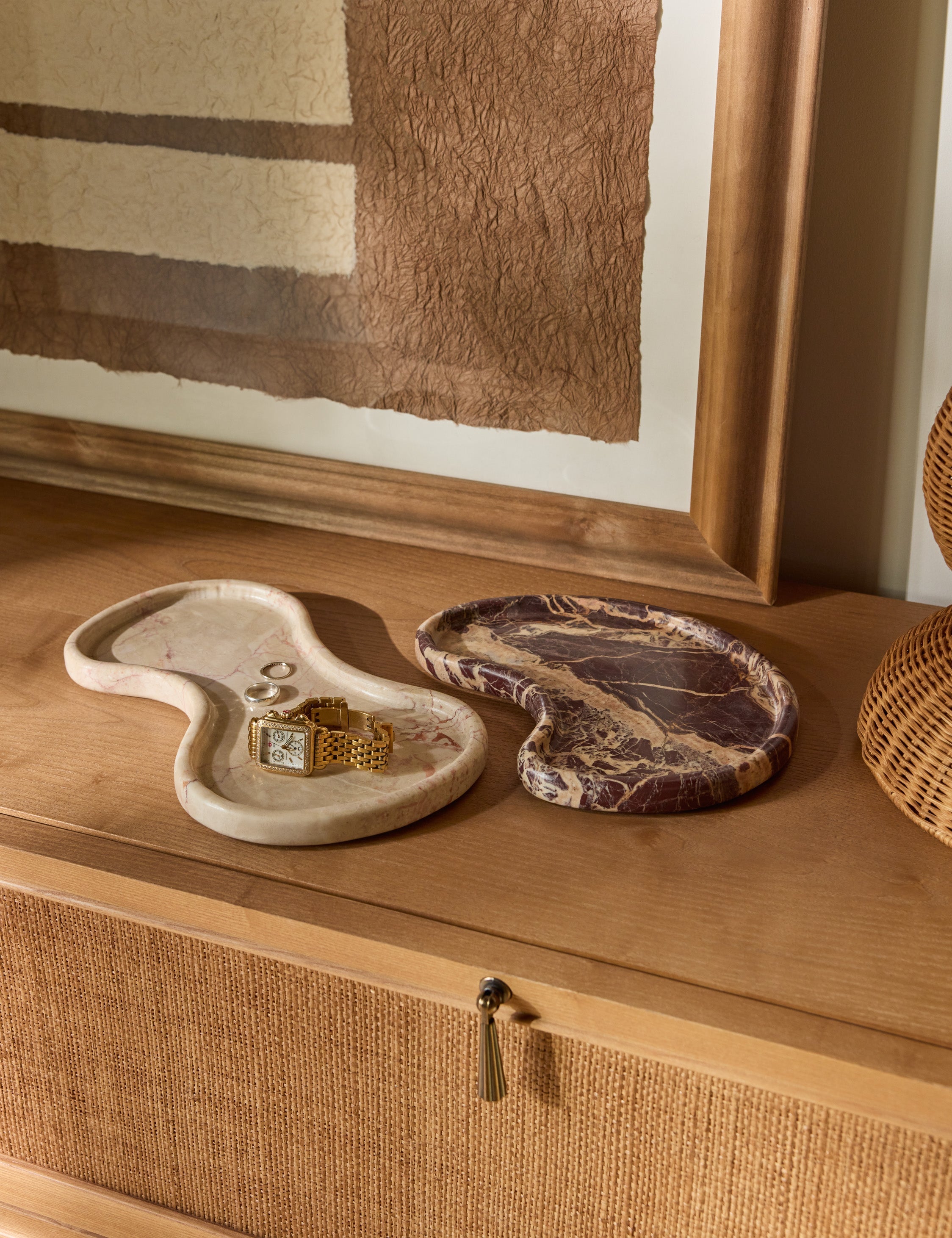 Lulu and Georgia Sorley Marble Trays (Set of 2) - view 2