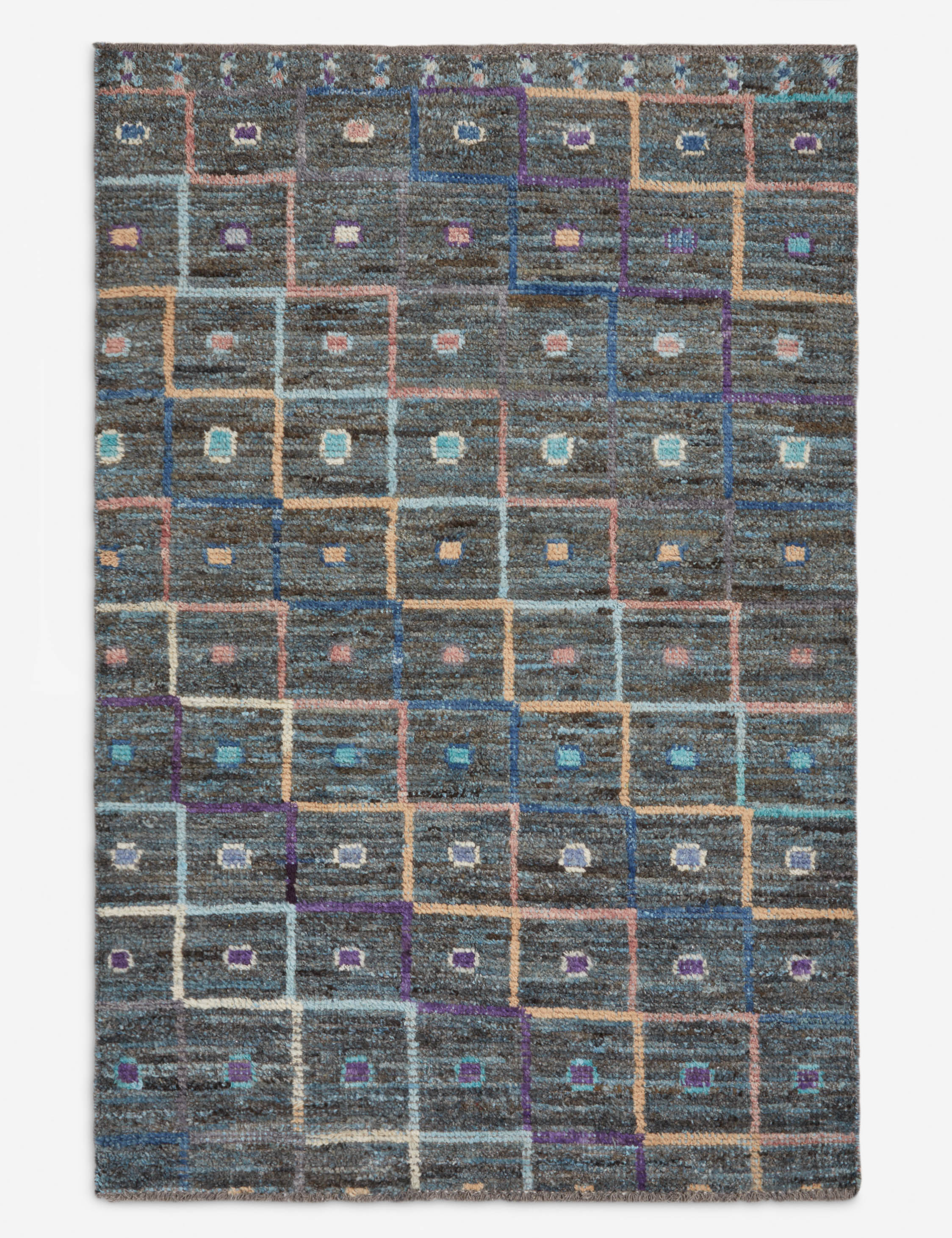 Lulu and Georgia One-of-A-Kind Moroccan-Style Hand-Knotted Wool Rug No. 4, 4' x 6'