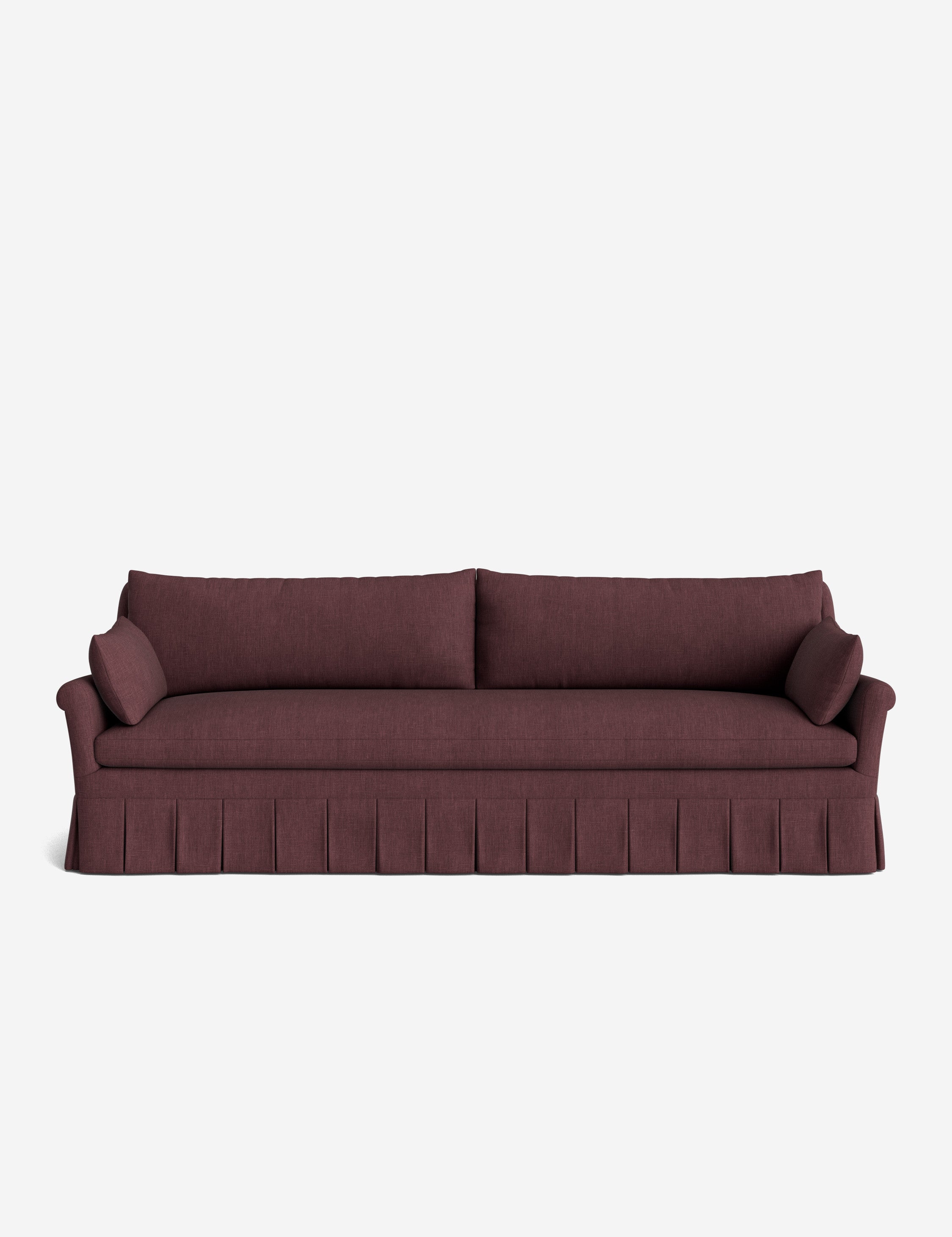 Lulu and Georgia Portola Rolled Arm Pleated Sofa - view 147