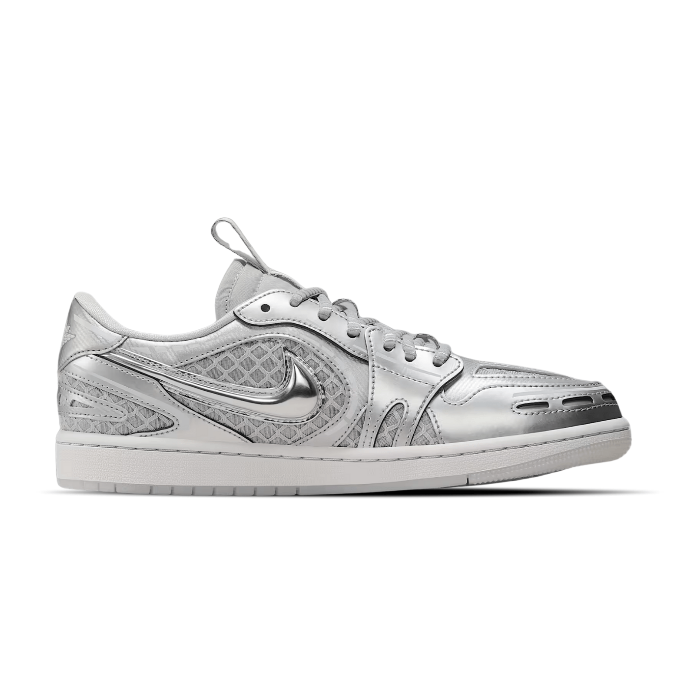 HYPE ELIXIR Air Jordan 1 Low Method of Make Metallic Silver
