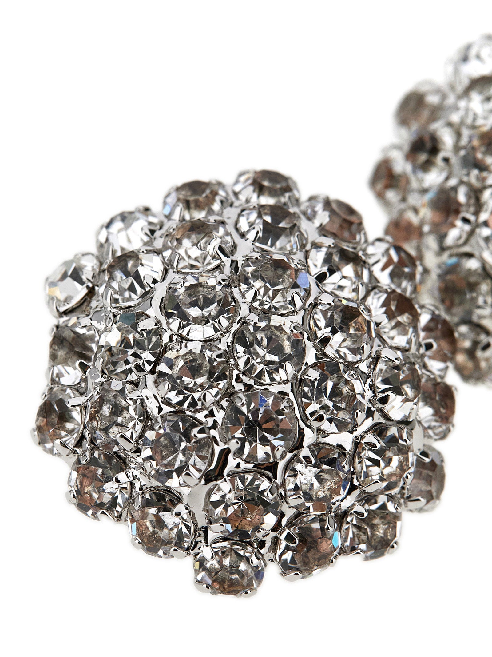 Self-Portrait Crystal Flower Earrings - view 2