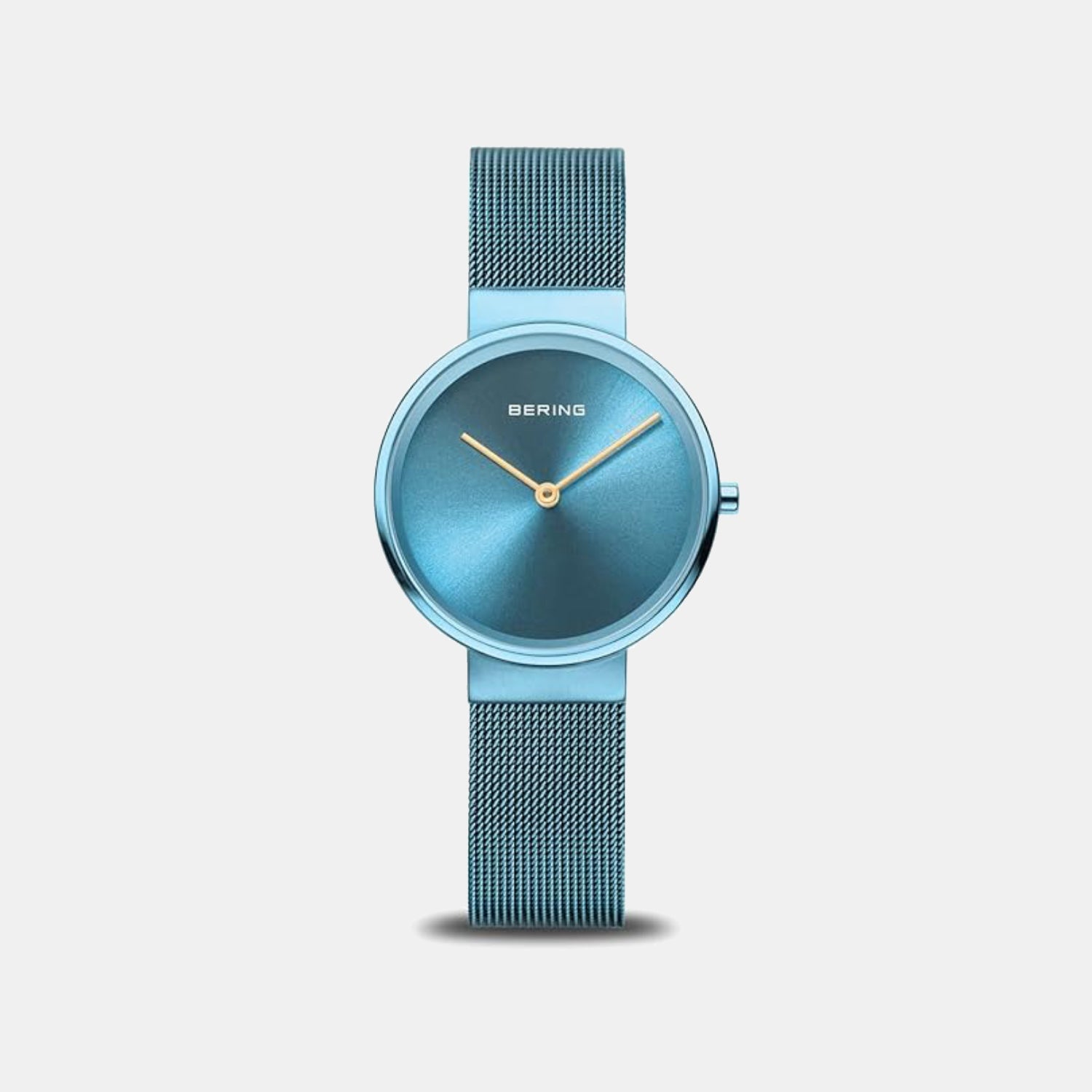Bering Classic Women Blue Dial Analog Stainless Steel Watch 14531-388