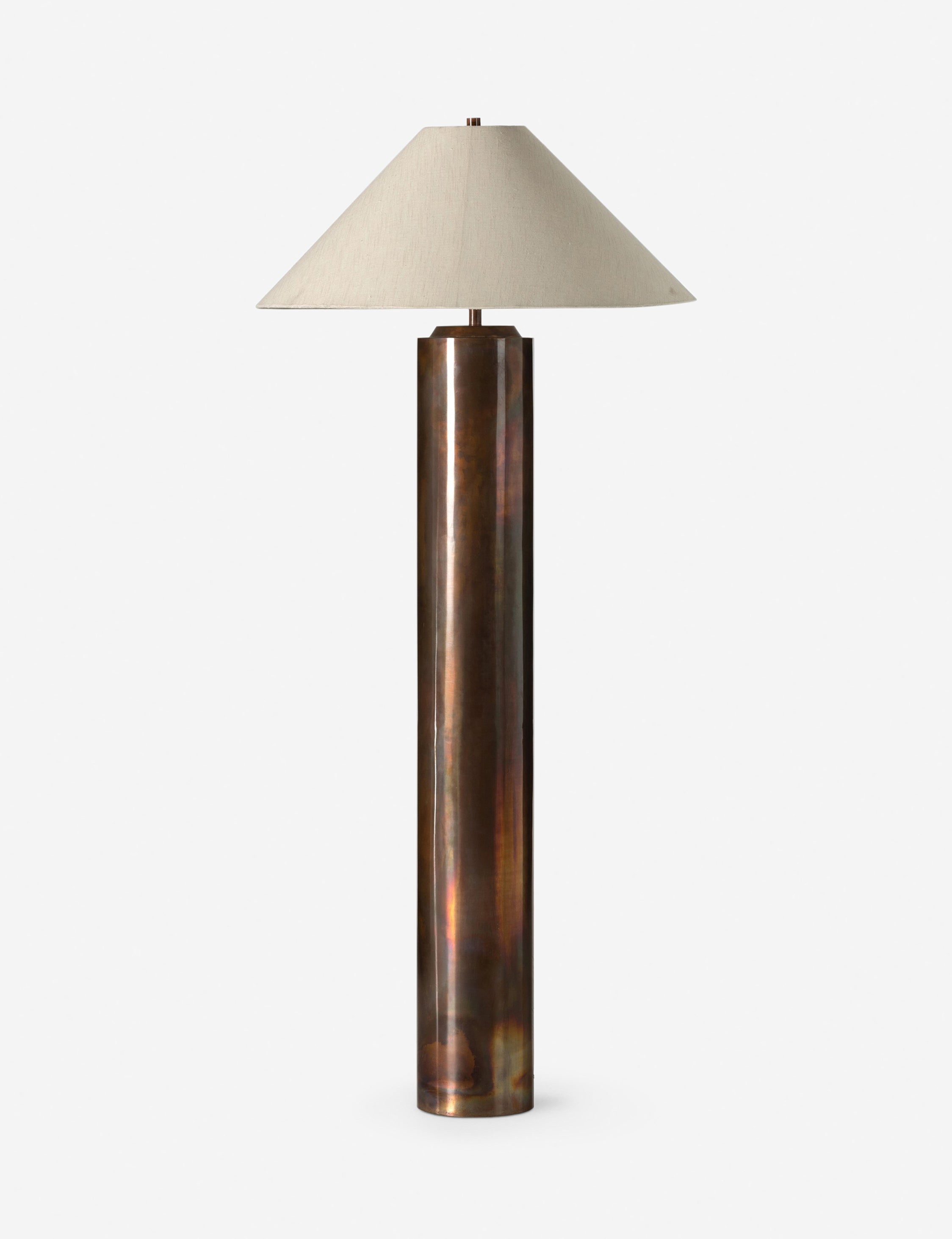 Lulu and Georgia Sevigne Floor Lamp – Burnt Brass