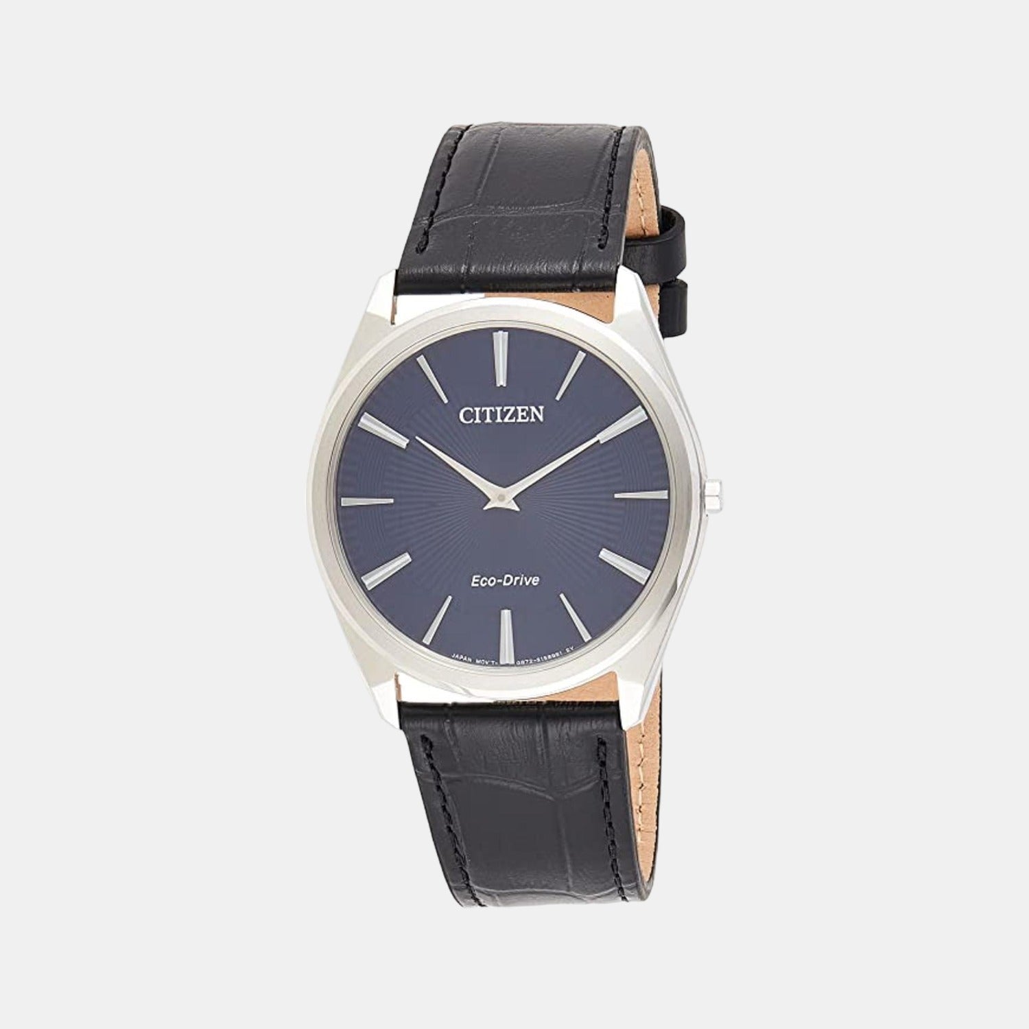 Citizen Eco-Drive Men Eco-Drive Blue Dial Analog Leather Watch AR3070-04L