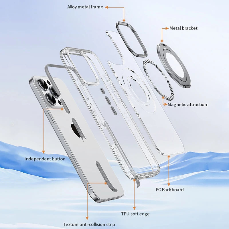 Million Cases Eason Tora Clear Ring Stand Case - iPhone - view 11