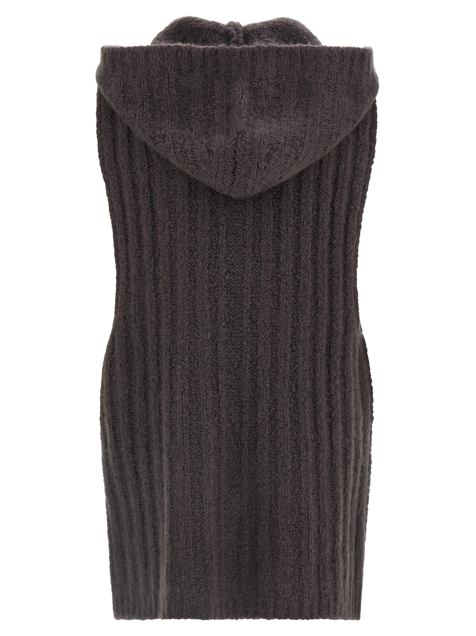 Rick Owens Hooded Tank Top – 90% cachemire 10% silk - view 2