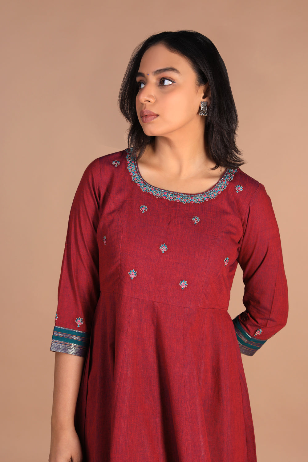 Kalanjali Ethnics Festive wear Panelled kurta - view 2