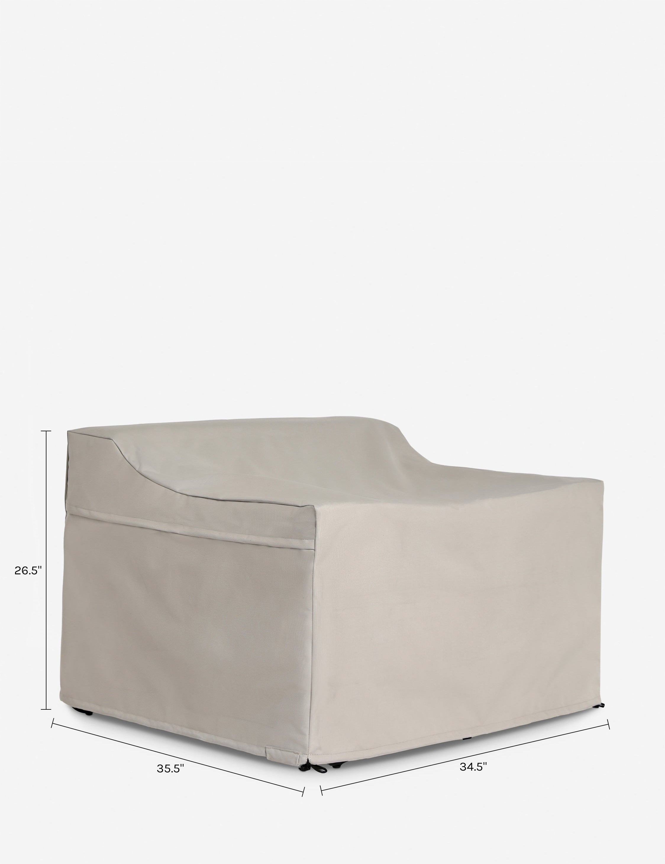 Lulu and Georgia Lanata Accent Chair Outdoor Furniture Cover - view 2