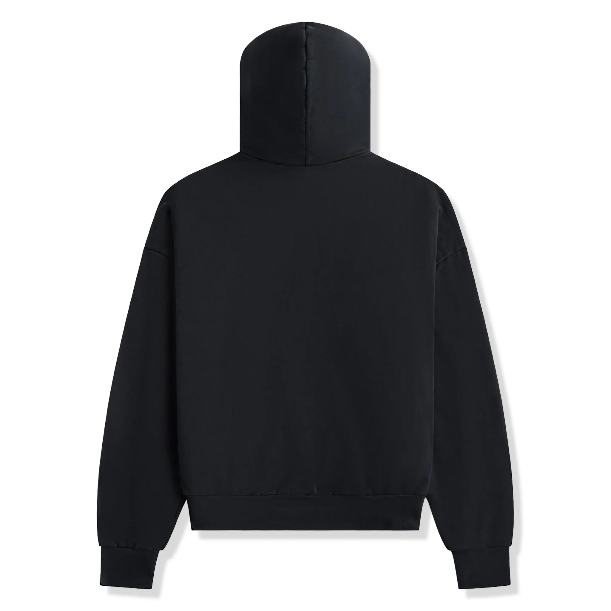 Fear Of God Essentials Heavy Fleece Vintage Shrunken Black Hoodie (FW24) - view 2