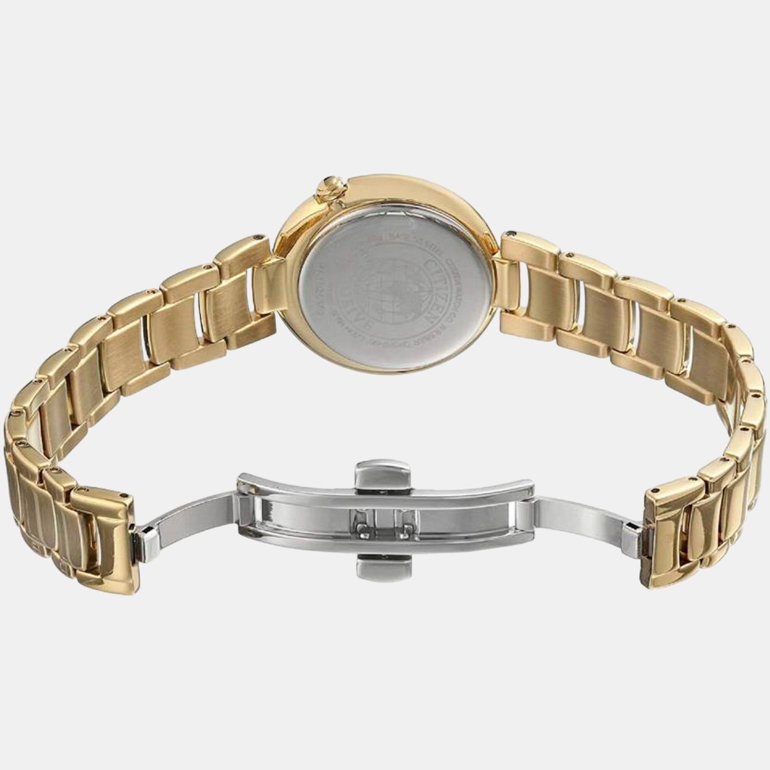 Citizen L Women Eco-Drive White Dial Analog Stainless Steel Watch EM0334-54D - view 2