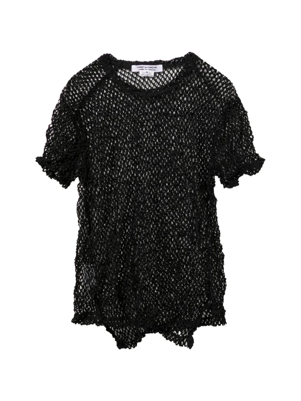 Comme Comme Open-knit t-shirt – Polyester 100%