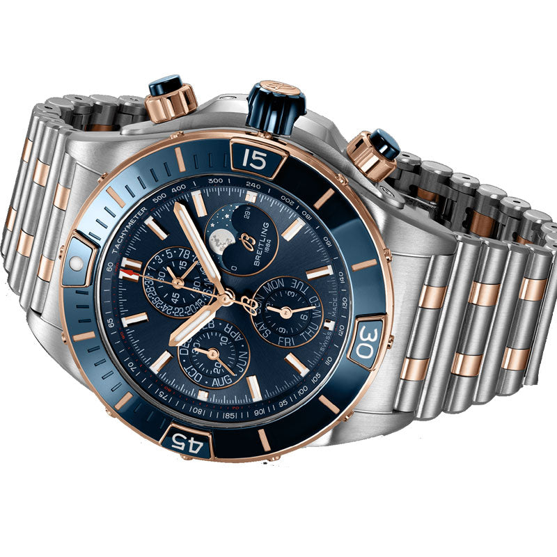 Breitling Super Chronomat Four-Year Calendar Blue Dial Men 44mm - view 2