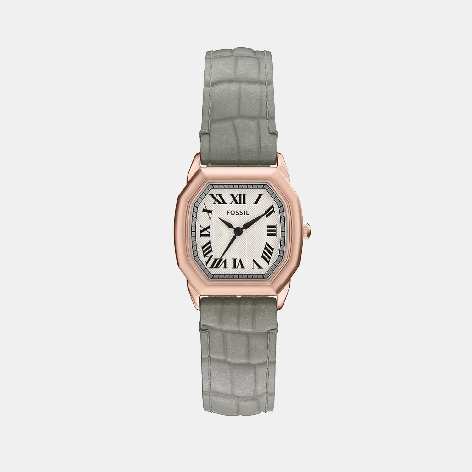 Fossil Harlow Women Quartz Cream Dial Analog Leather Watch ES5435