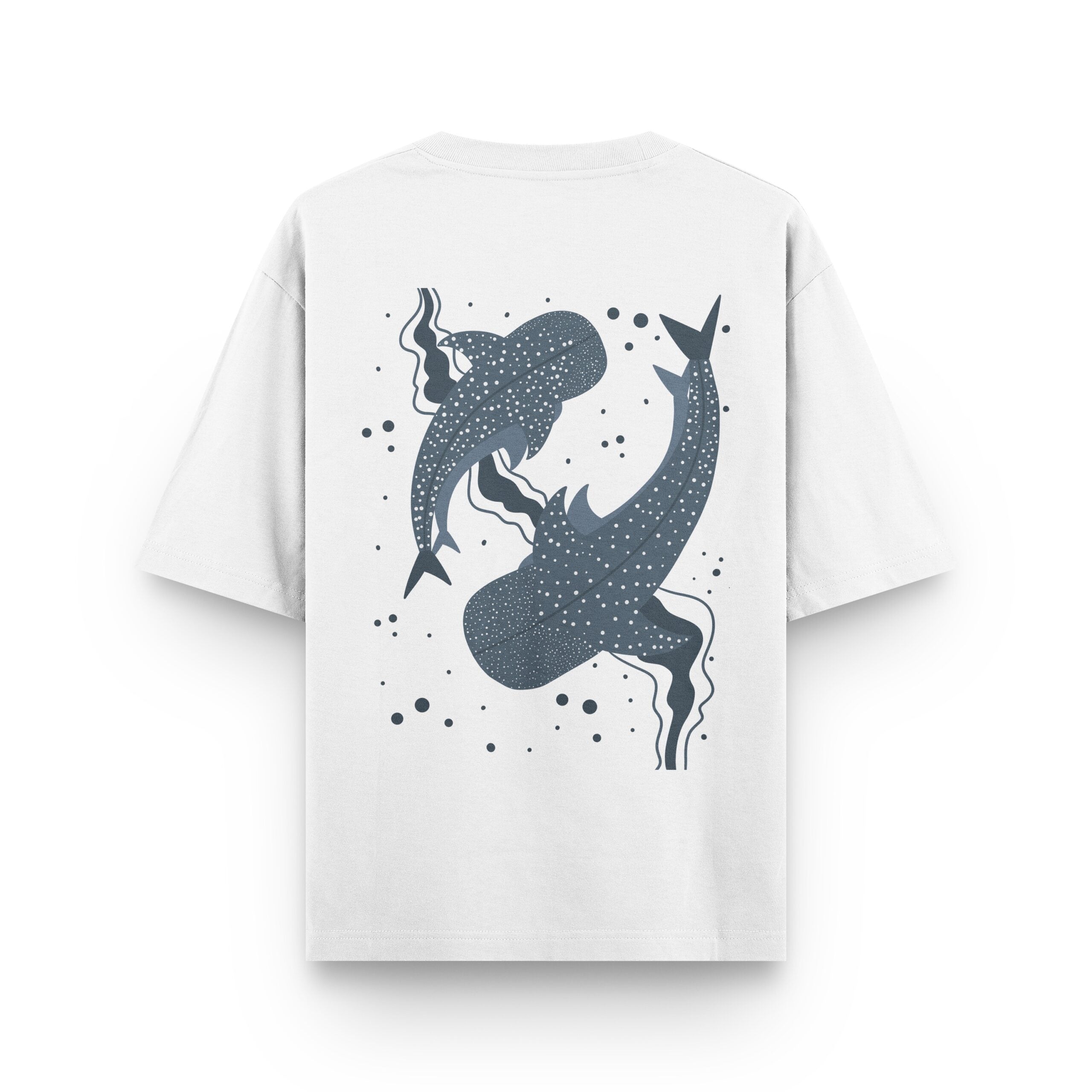 Cop Underdog Whale Twinning Oversized Tee