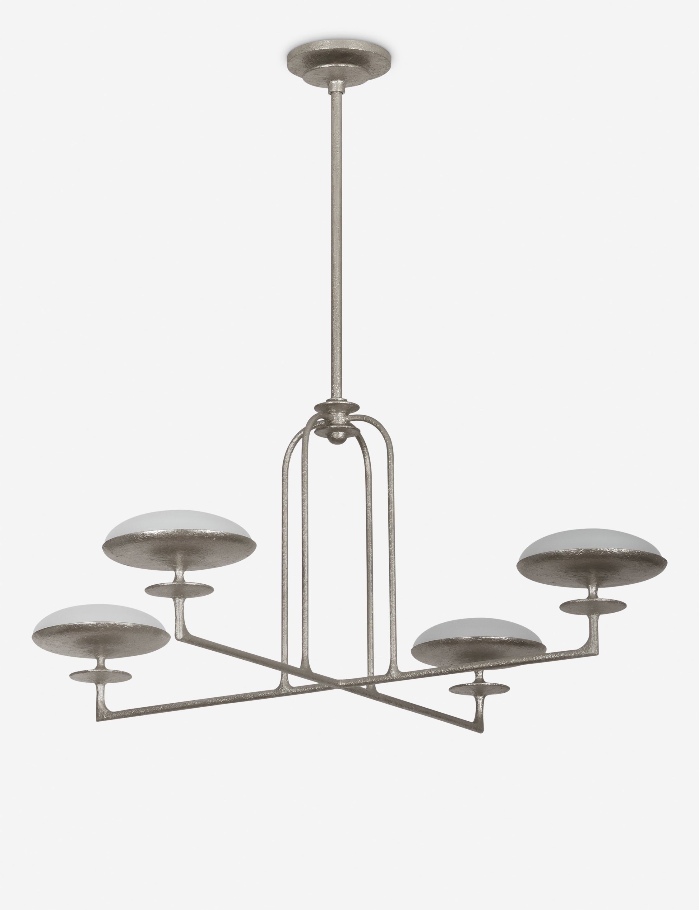 Lulu and Georgia Beatrix Chandelier – Silver Leaf - view 2
