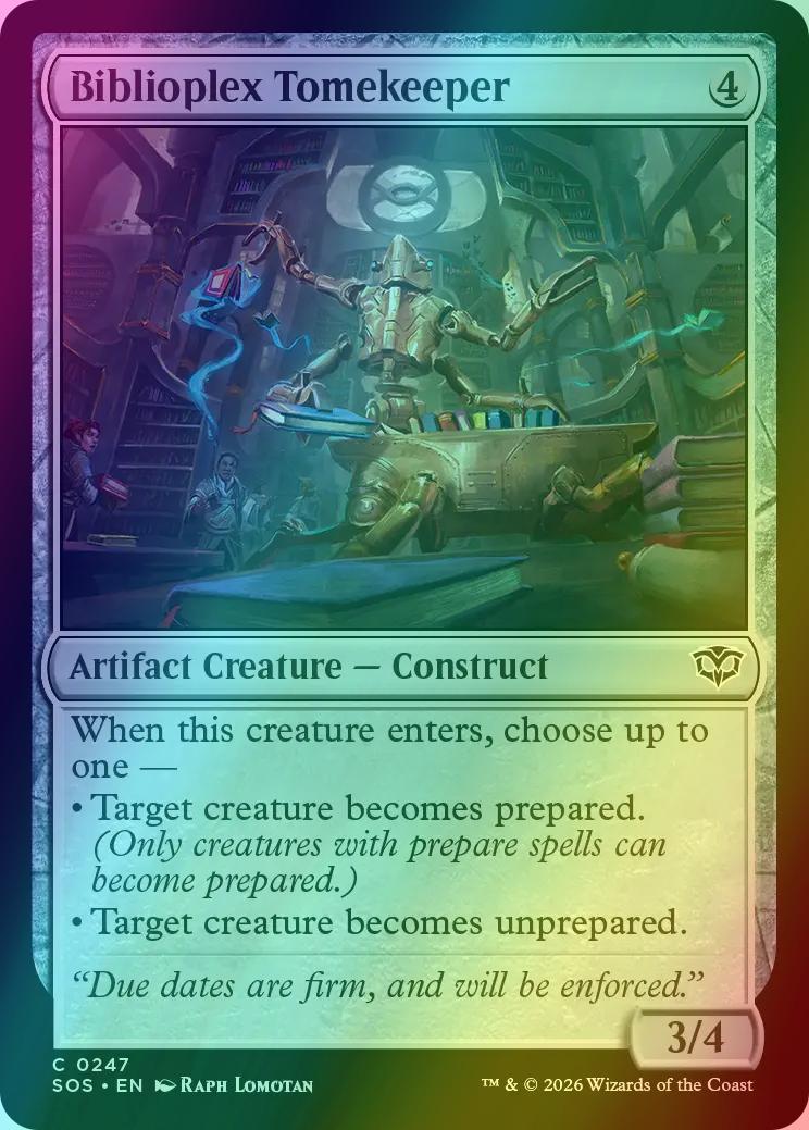 Biblioplex tomekeeper 247 – Magic Biblioplex Tomekeeper [247] [Secrets of Strixhaven] [Foil]