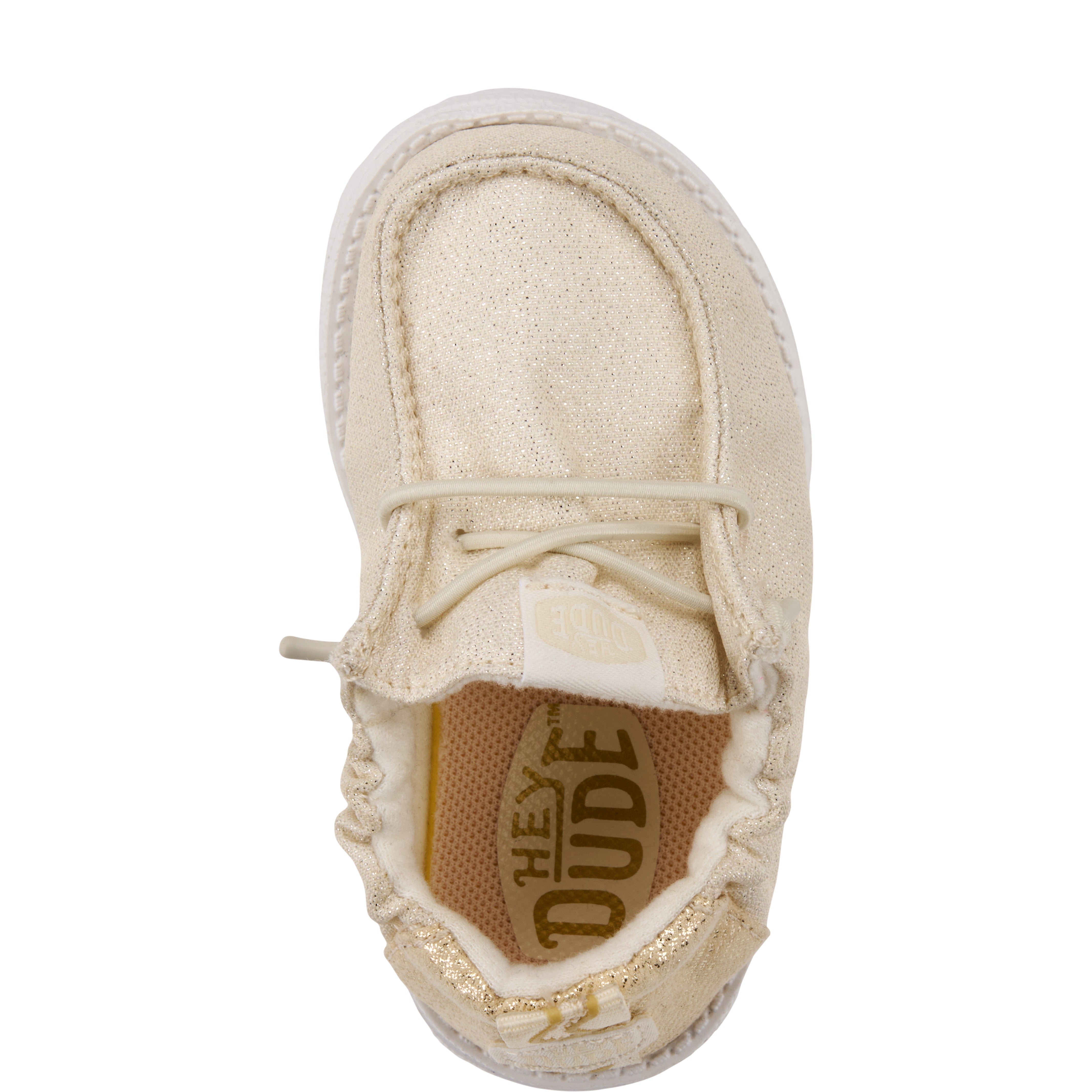 HEYDUDE shoes LILDUDE Infant Slip On Novelty - Champagne Glitter - view 6