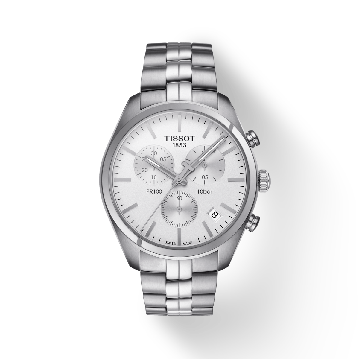 Tissot T-Classic Silver Dial Men 41mm - view 2