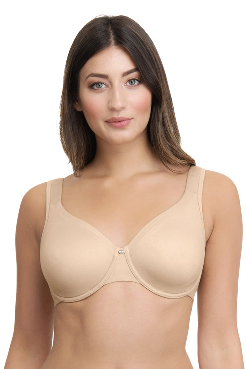 Amante Contour Support Non-padded Wired Support Bra - Sandalwood