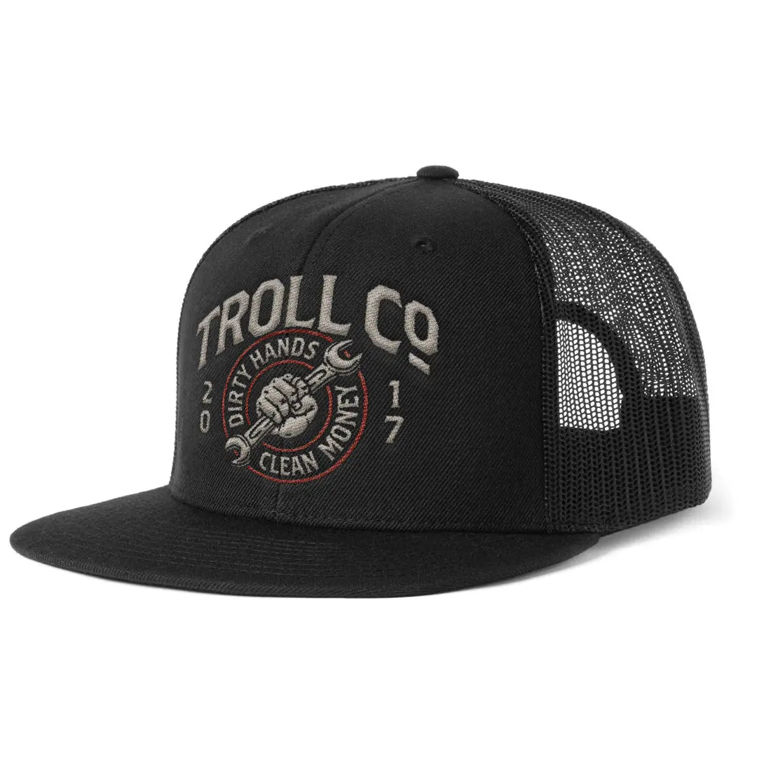 Radial DHCM Wrencher Snapback Hat – Black