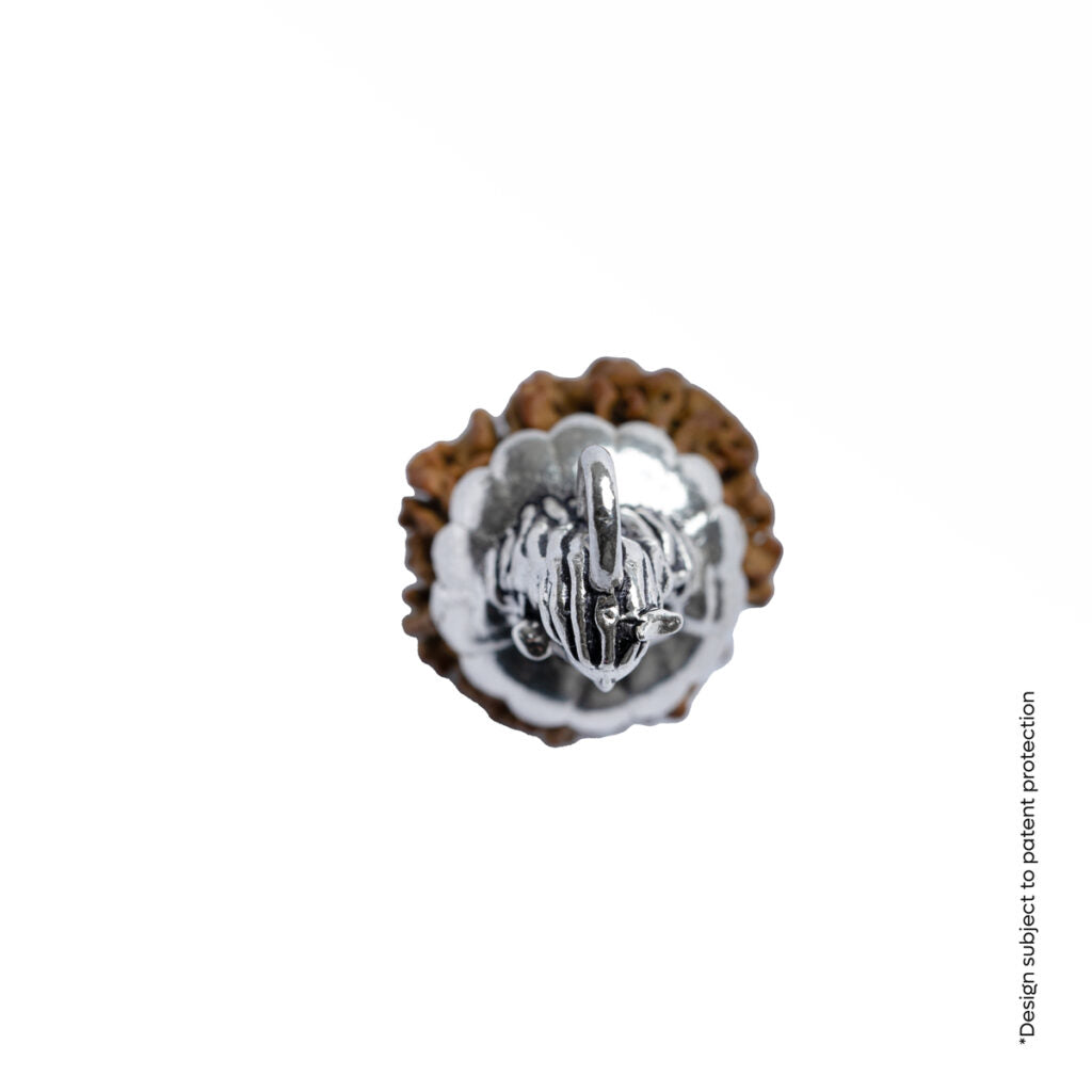 Prinjal Jewellers Adiyogi Pendant (9 Mukhi Nepali Rudraksha) With Chain - view 10