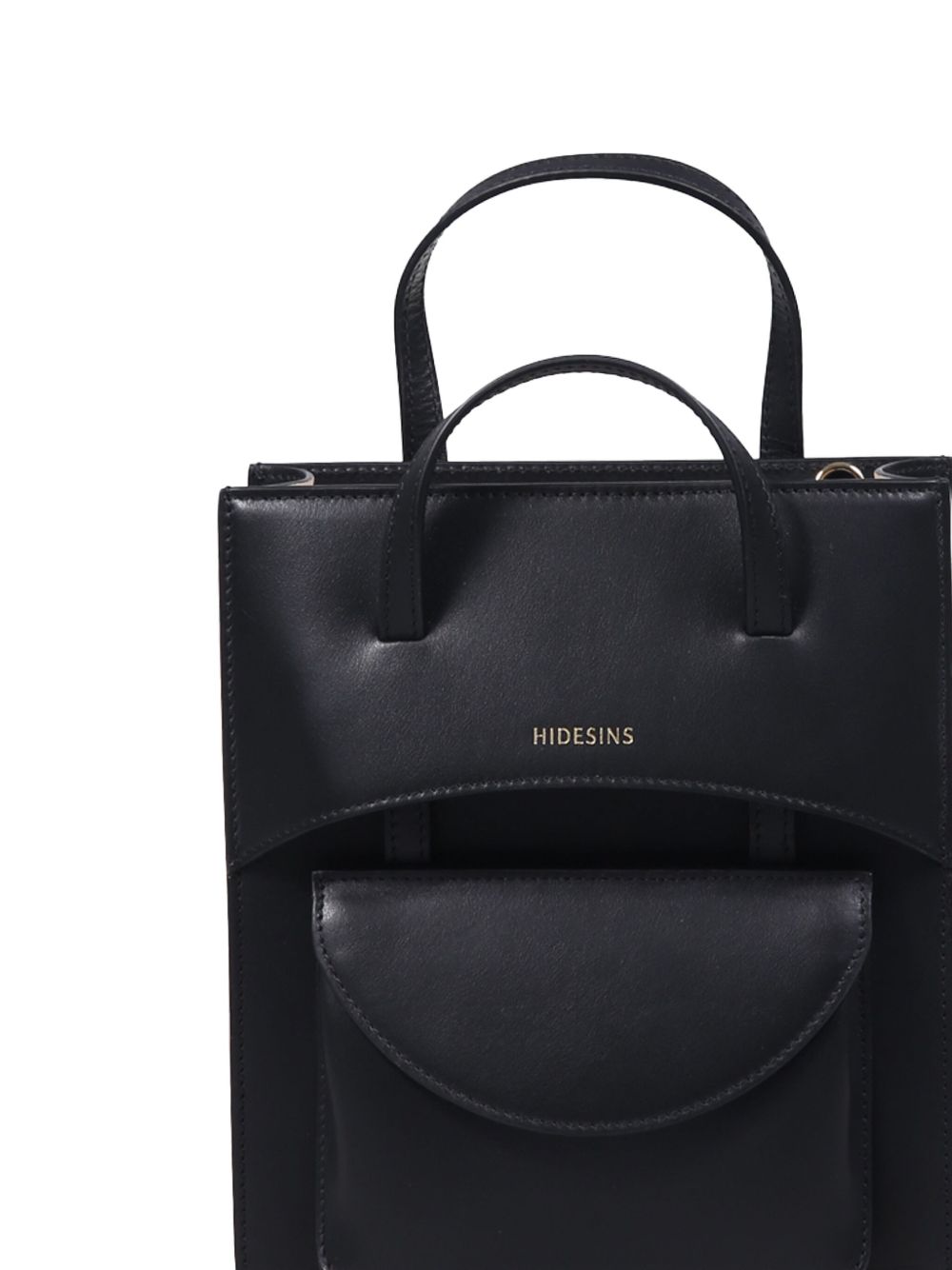 Hidesins Flap J Black Handbag – Calf Leather 100% - view 3