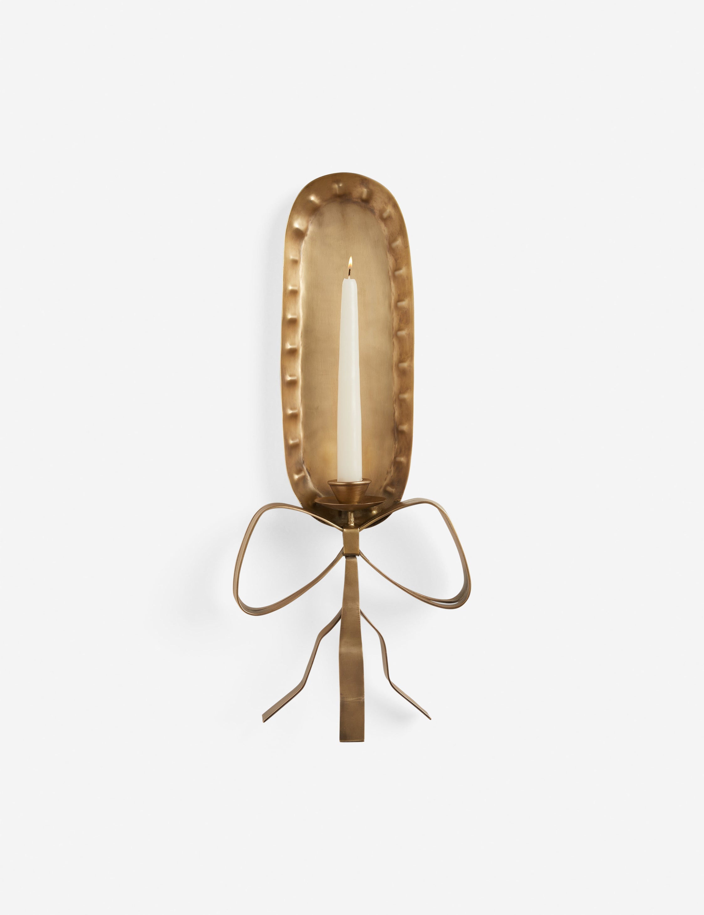 Lulu and Georgia Ribbon Candle Sconce by Sarah Sherman Samuel - view 2